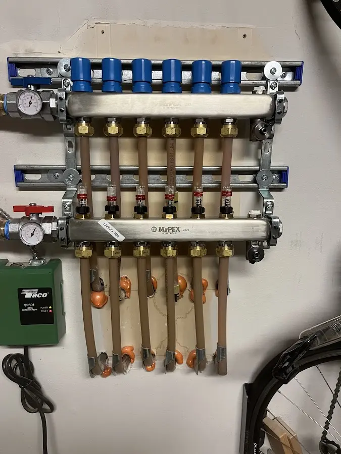 Plumber performing Leak Detection at a residential property in Southern Pines